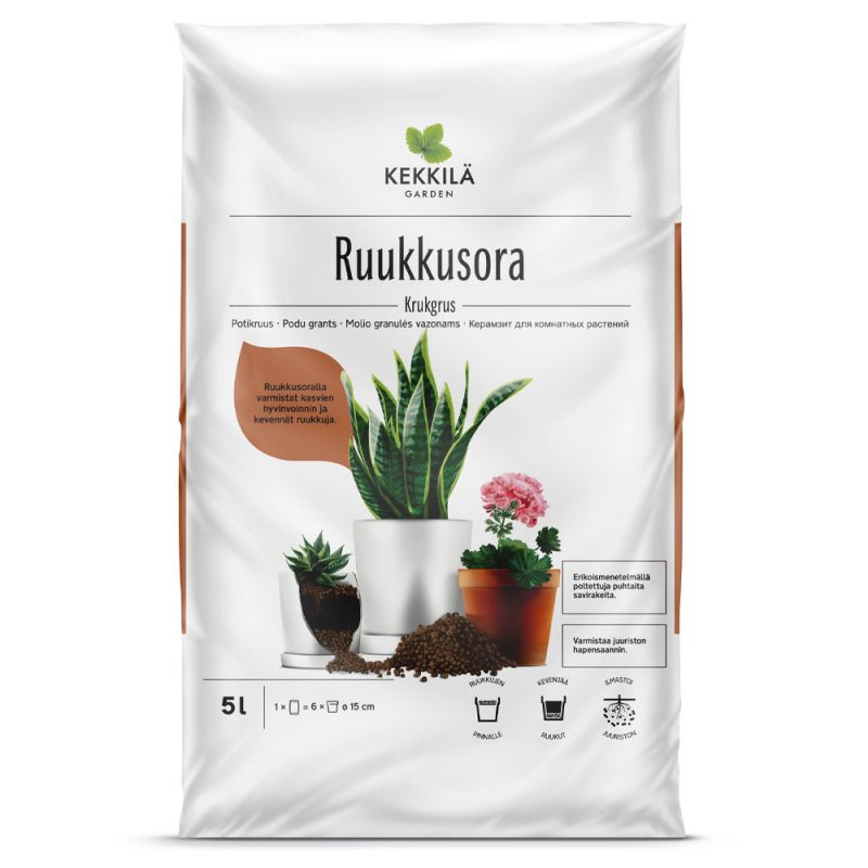 Kekkilän Ruukkusora / Kevytsora 5l